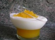 Coupes orangettes, sans oeufs, sans gluten, sans arachide