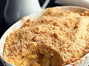Crumble aux pommes sans oeufs, sans arachide