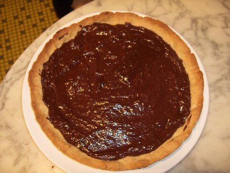 Tarte au chocolat sans oeufs