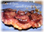 Tatin de figues sans oeufs, sans arachide