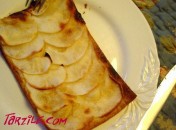Tarte fine aux pommes, sans oeufs, sans arachide