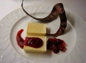 Pana cotta aux cranberries sans oeufs, sans gluten, sans arachide