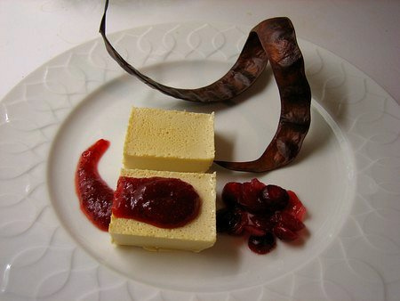 Pana cotta aux cranberries