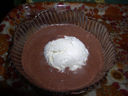 Soupe au chocolat sans oeufs sans gluten