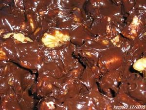 Rocky road clusters, sans oeufs, sans gluten, sans arachide