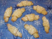 Rugelach sans oeufs - petits croissants enneigés Rugelach, petits croissants enneigés, sans oeufs