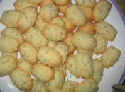 Sablés orange pavot sans oeufs sans arachide