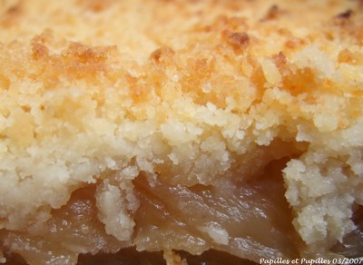 Croustillant aux pommes sans oeufs