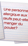 Allergies aux oeufs