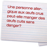 Allergie aux oeufs