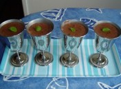 Crème chocolat menthe sans oeufs sans gluten