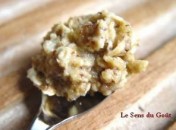 Porridge aux noisettes sans oeufs sans lait