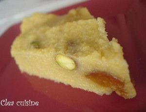 Carrés de polenta au lait de riz sans oeufs sans lait sans gluten
