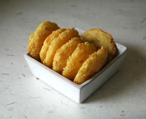 Sablés au fromage et aux flocons d'avoine sans oeufs