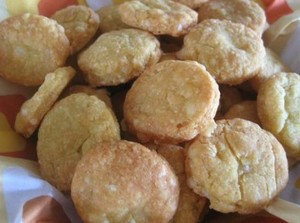 Biscuits salés curry fromage sans oeufs