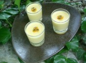 Panacotta (Pana cotta) à la passion sans gluten