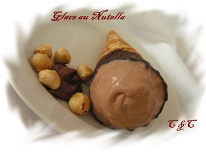 Glace au Nutella sans oeufs
