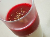 Panacotta à la fraise et au fromage blanc, sans oeufs, sans gluten