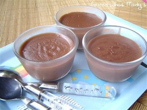 Crèmes au chocolat sans œufs