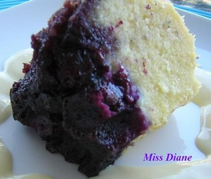 Gâteau aux bleuets (myrtilles) sans gluten