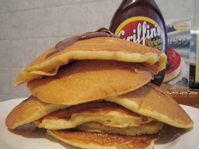 Pancakes au citron et lait d'amande sans oeufs sans lait