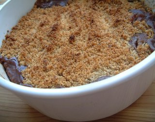 Crumble d'automne sans oeufs