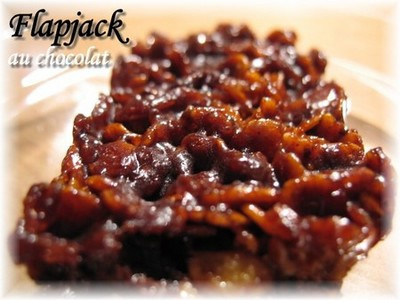 Flapjacks au chocolat sans oeufs