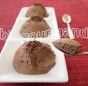 Mousse au chocolat de Valérie Cupillard sans oeufs sans gluten sans lait