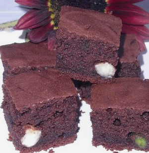 Brownie au chocolat sans oeuf sans gluten