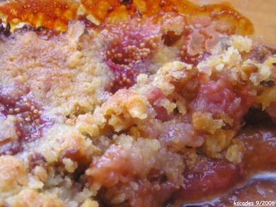 Crumble figues noix Crumble figues noix