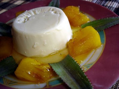 Panacotta (Pana Cotta) coco sans oeufs sans gluten
