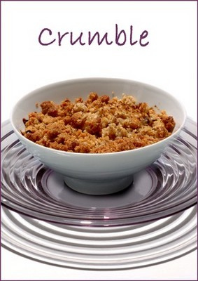 Crumble aux pommes de Fred sans oeufs