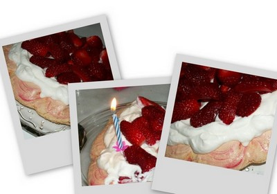 Pavlova aux fraises sans lait sans gluten