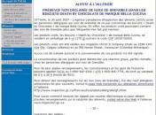 Les alertes sanitaires pour allergiques
