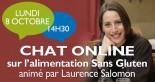 Tchat on line avec laurence Salomon