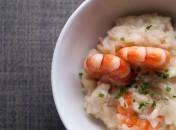 Risotto aux crevettes Risotto aux crevettes et au curry