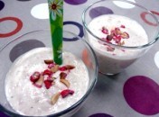 Risotto au lait et aux pralines concassées