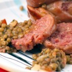 Salé aux lentilles