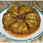 Tarte Tatin aux artichauts et aux anchois