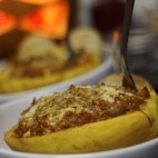 Courge spaghetti en sauce tomate - ©Christ-o-phile