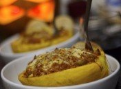 Courge spaghetti en sauce tomate