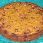 Gâteau aux carottes raisins et noisettes