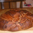 Pain au chocolat et au praliné