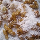 Crosnes dans le gros sel