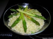 Risotto de pommes de terre aux pointes d’asperges vertes