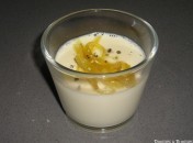 Panacotta à la cardamome Panacotta à la cardamome