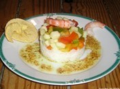 Salade des beaux jours et sa vinaigrette au curry
