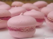Macarons framboise chocolat blanc