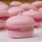 Macarons framboise chocolat blanc