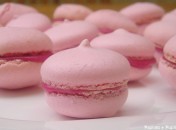 Macarons framboise chocolat blanc
